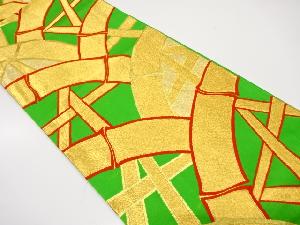 アンティーク　光悦垣模様織り出し袋帯（材料）